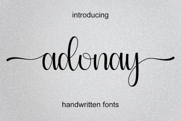 Adonay: The Perfect Script Font for Engaging Campaigns