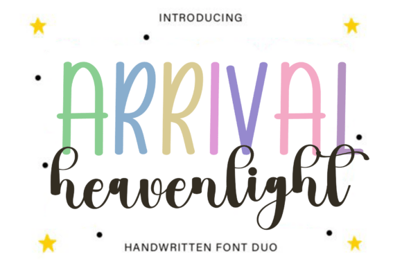 Arrival Heavenlight: A Festive Font for Crafters and Creators