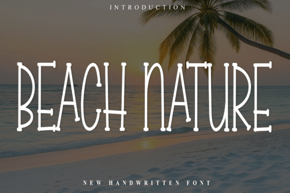 Beach Nature: A Modern Handwritten Font for Web Design