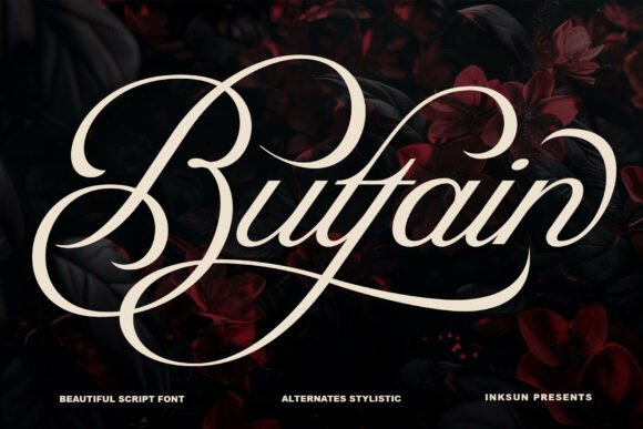 Buttain: A Premium Script Font for Creative Projects