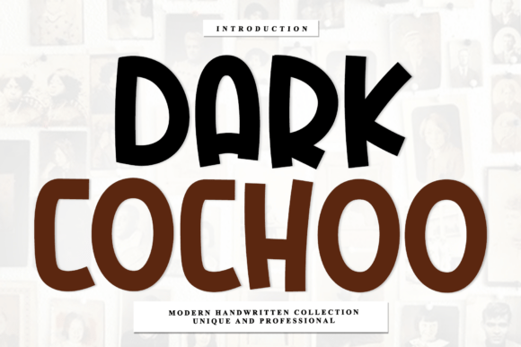 Dark Cochoo: A Sophisticated Script Font for Editorial Design