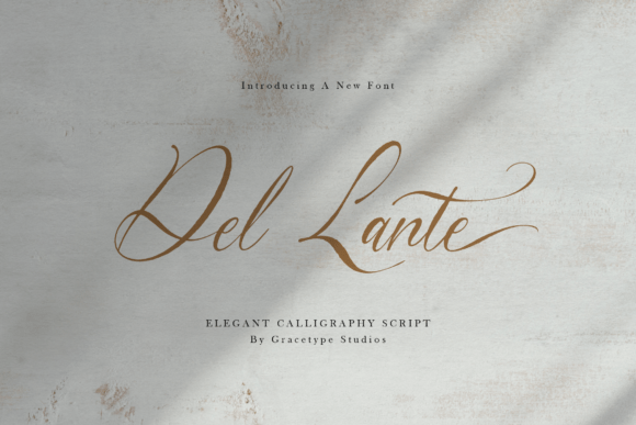 Del Lante: A Graceful Script Font for Web Design
