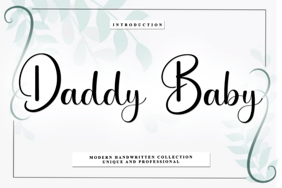 Discovering Daddy Baby: A Font for Editorial Elegance