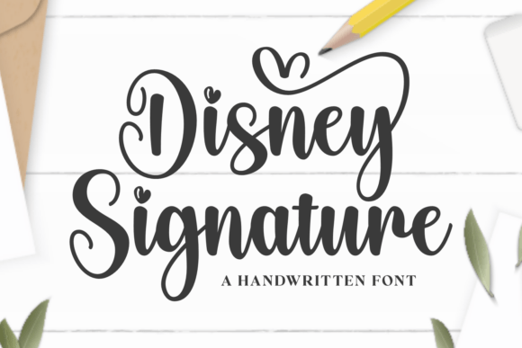 Disney Signature: A Charming Font for Your Brand