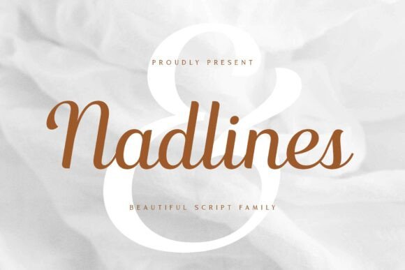 Elevate Your Brand with Nadlines: A Premium Script Font