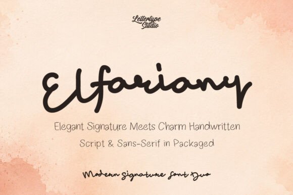Elfariany: A Versatile Font Duo for Modern Web Design