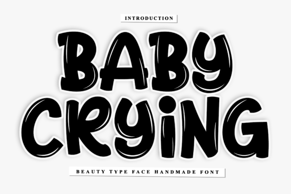 Enhance Your Editorial Design with Baby Crying Font