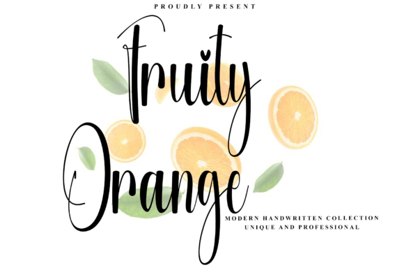Fruity Orange: A Fresh and Elegant Font for Makers