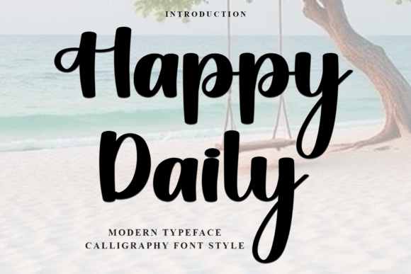 Happy Daily: A Festive Typeface for Engaging Campaigns