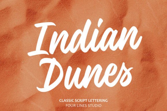 Indian Dunes: A Modern Script Font for Engaging Campaigns