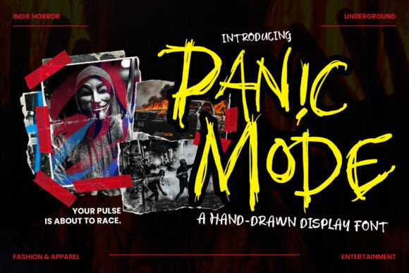 Inject Raw Energy with Panic Mode Font