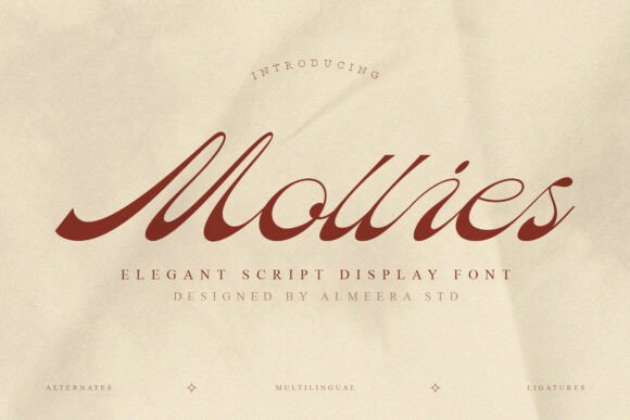 Mollies: A Script Font with Elegance and Charm