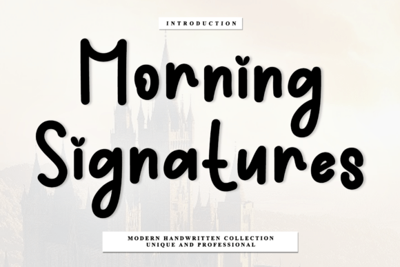 Morning Signatures: A Handwritten Font for Modern Web Design
