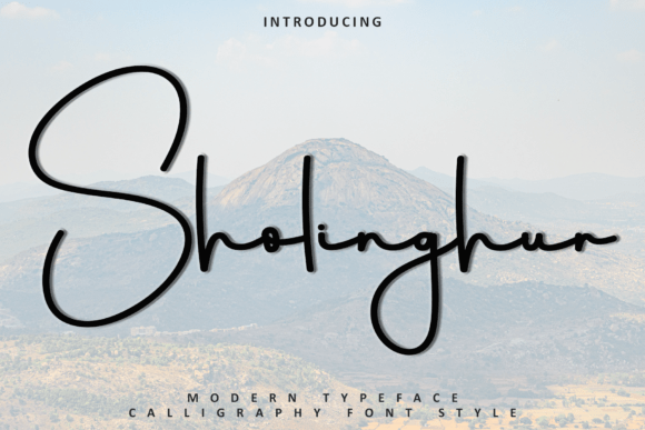 Sholinghur: A Festive and Whimsical Typeface for Editorial Design