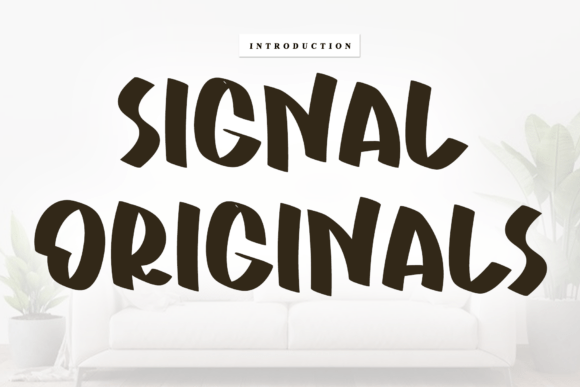 Signal Originals: A Handwritten Font for Editorial Charm