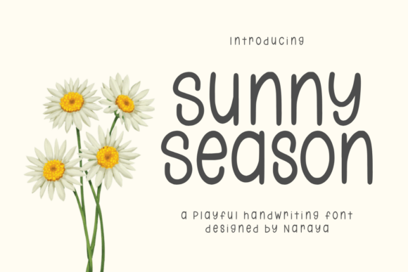 Sunny Season: A Playful Handwriting Font for Editorial Design