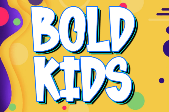 Transform Your Brand with Bold Kids: A Stylish Script Font