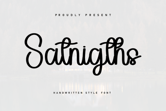 Transform Your Brand with Satnigths: A Charming Handwritten Font