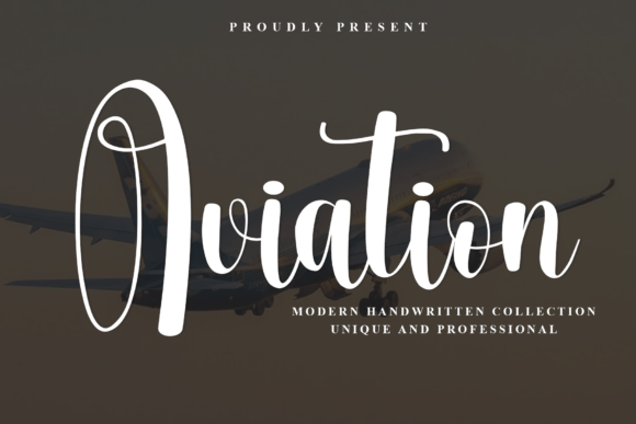 Transform Your Brand with the Elegance of Aviation Font