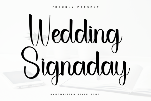 Wedding Signaday: A Handwritten Font for Business Charm