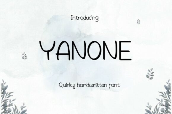 Yanone: A Handwritten Font for Crafters and Makers
